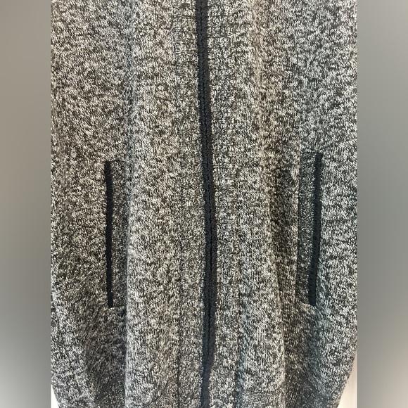 YeoKou Men’s Gray Full-Zip Sweater Jacket with Fleece Lining – Size Small - Picture 3 of 6